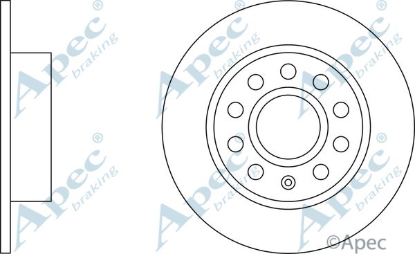 APEC BRAKING Jarrulevy DSK2930